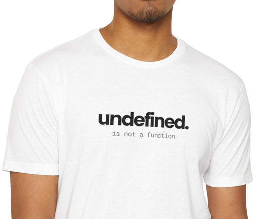 The `undefined` is not a function Tee (Unisex)