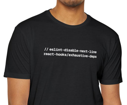 The // eslint-disable-next-line Hooks Tee (Unisex)